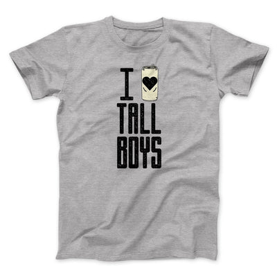 I Love Tall Boys Men/Unisex T-Shirt Athletic Heather | Funny Shirt from Famous In Real Life