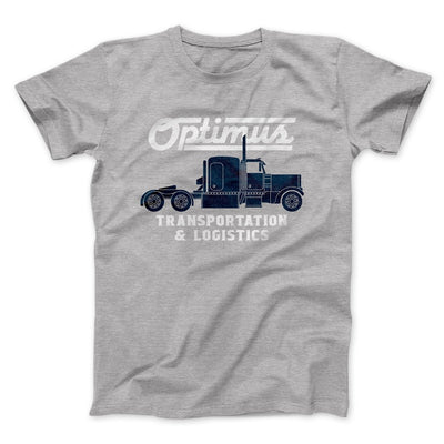 Optimus Transportation Funny Movie Men/Unisex T-Shirt Athletic Heather | Funny Shirt from Famous In Real Life