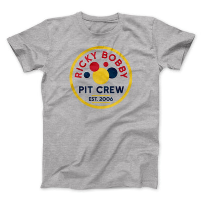 Ricky Bobby Pit Crew Funny Movie Men/Unisex T-Shirt Athletic Heather | Funny Shirt from Famous In Real Life