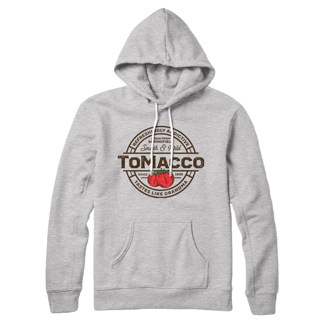 Tomacco Hoodie Athletic Heather | Funny Shirt from Famous In Real Life