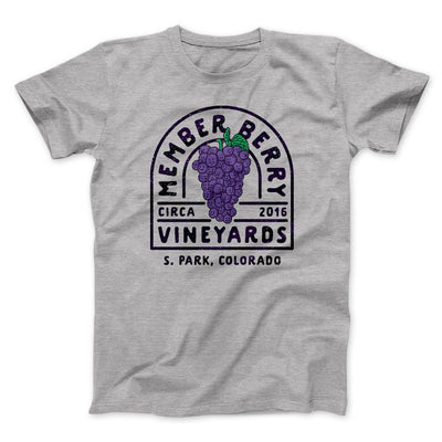 Member Berry Vineyards Men/Unisex T-Shirt Athletic Heather | Funny Shirt from Famous In Real Life
