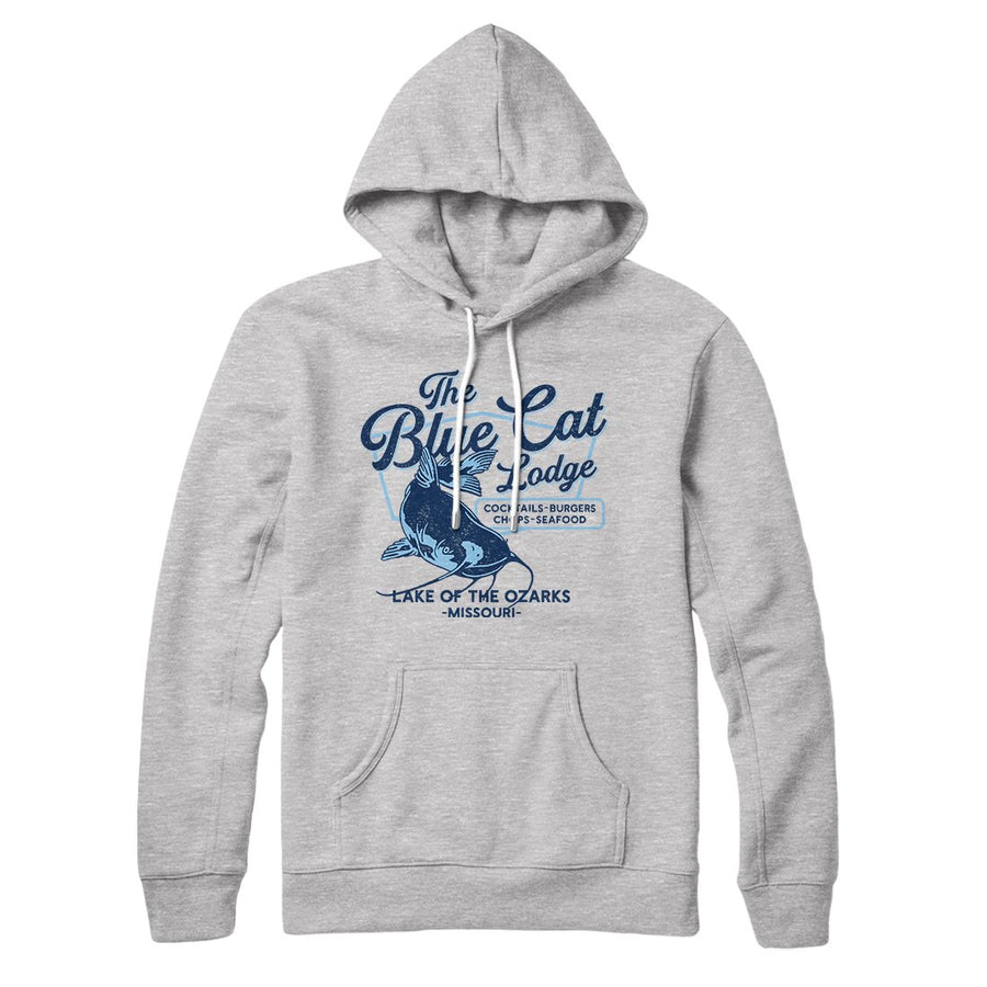 Blue Cat Lodge Hoodie | Funny Shirt from Famous In Real Life