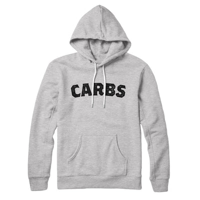 Carbs Hoodie Athletic Heather | Funny Shirt from Famous In Real Life