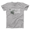 Get to the Choppa! Funny Movie Men/Unisex T-Shirt Athletic Heather | Funny Shirt from Famous In Real Life