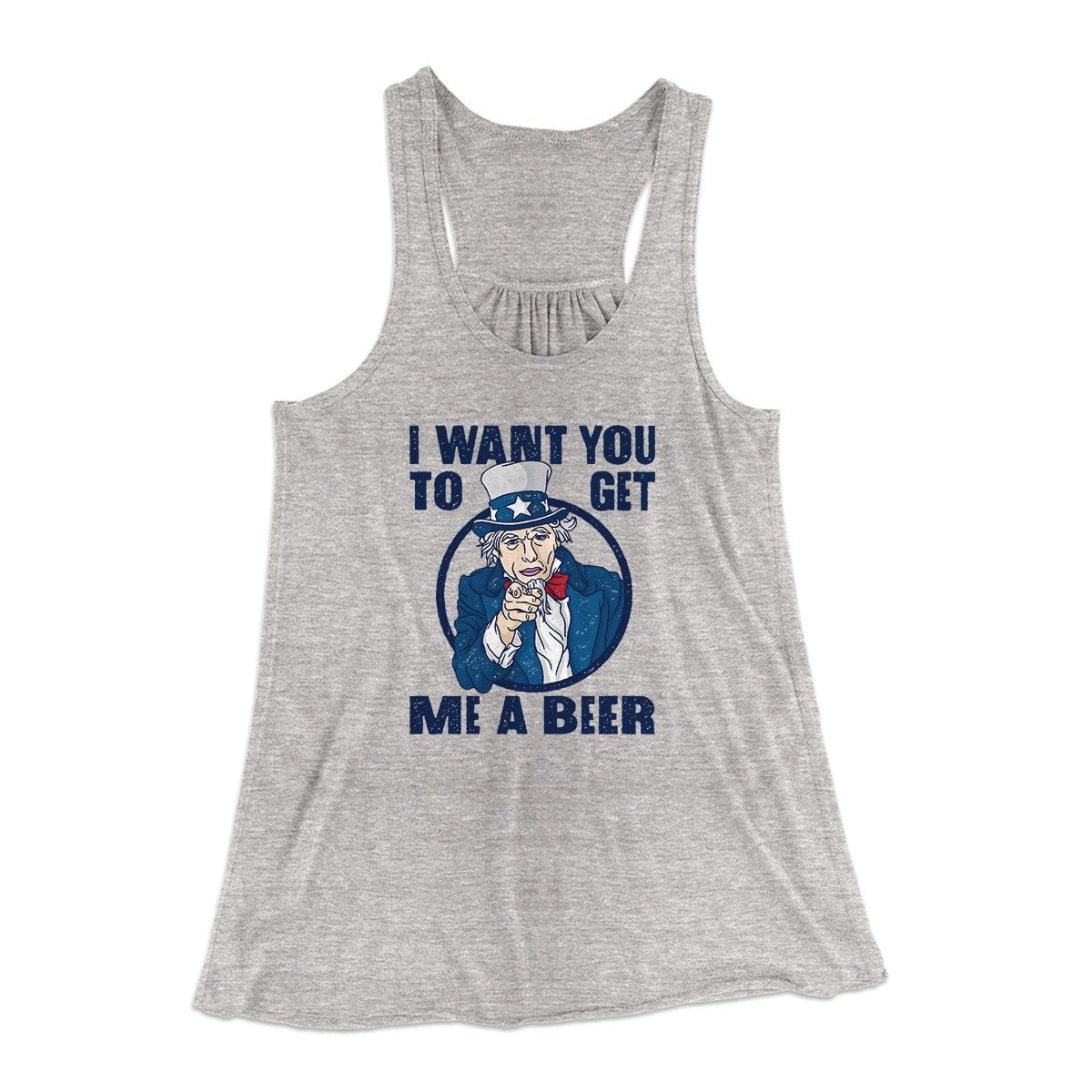 I Want You to Get Me a Beer Women's Flowey Tank Top | Funny Shirt from Famous In Real Life