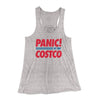Panic! At The Costco Women's Flowey Tank Top Athletic Heather | Funny Shirt from Famous In Real Life