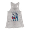 Party Like It's 1776 Women's Flowey Tank Top Athletic Heather | Funny Shirt from Famous In Real Life
