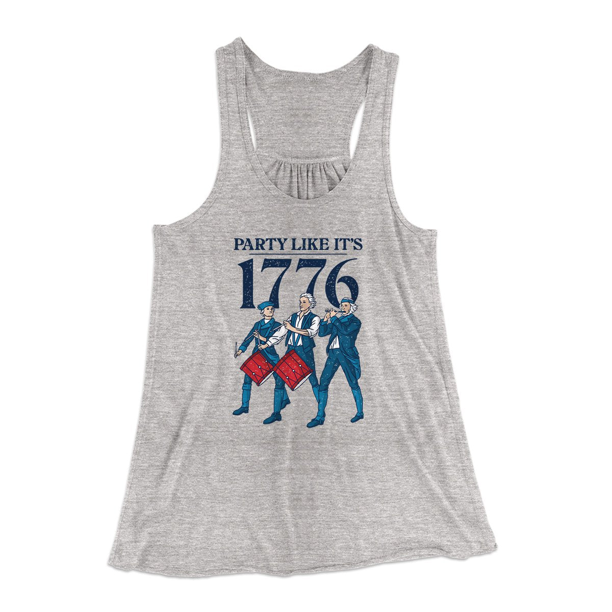 Party Like It's 1776 Women's Flowey Tank Top | Funny Shirt from Famous In Real Life