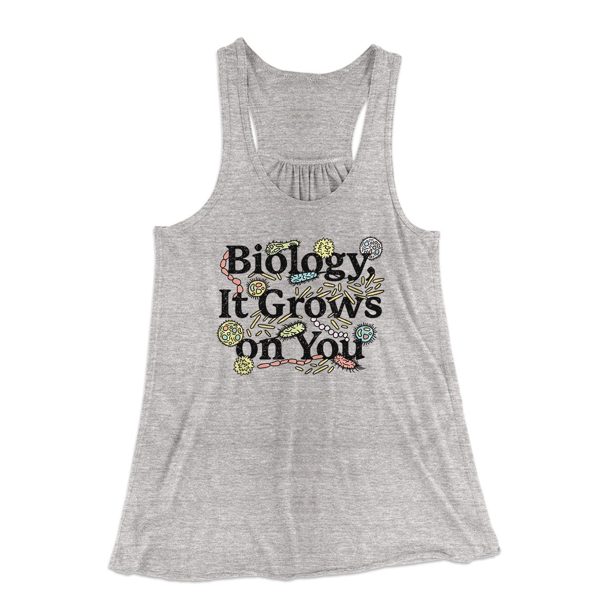 Biology: It Grows On You Women's Flowey Tank Top | Funny Shirt from Famous In Real Life