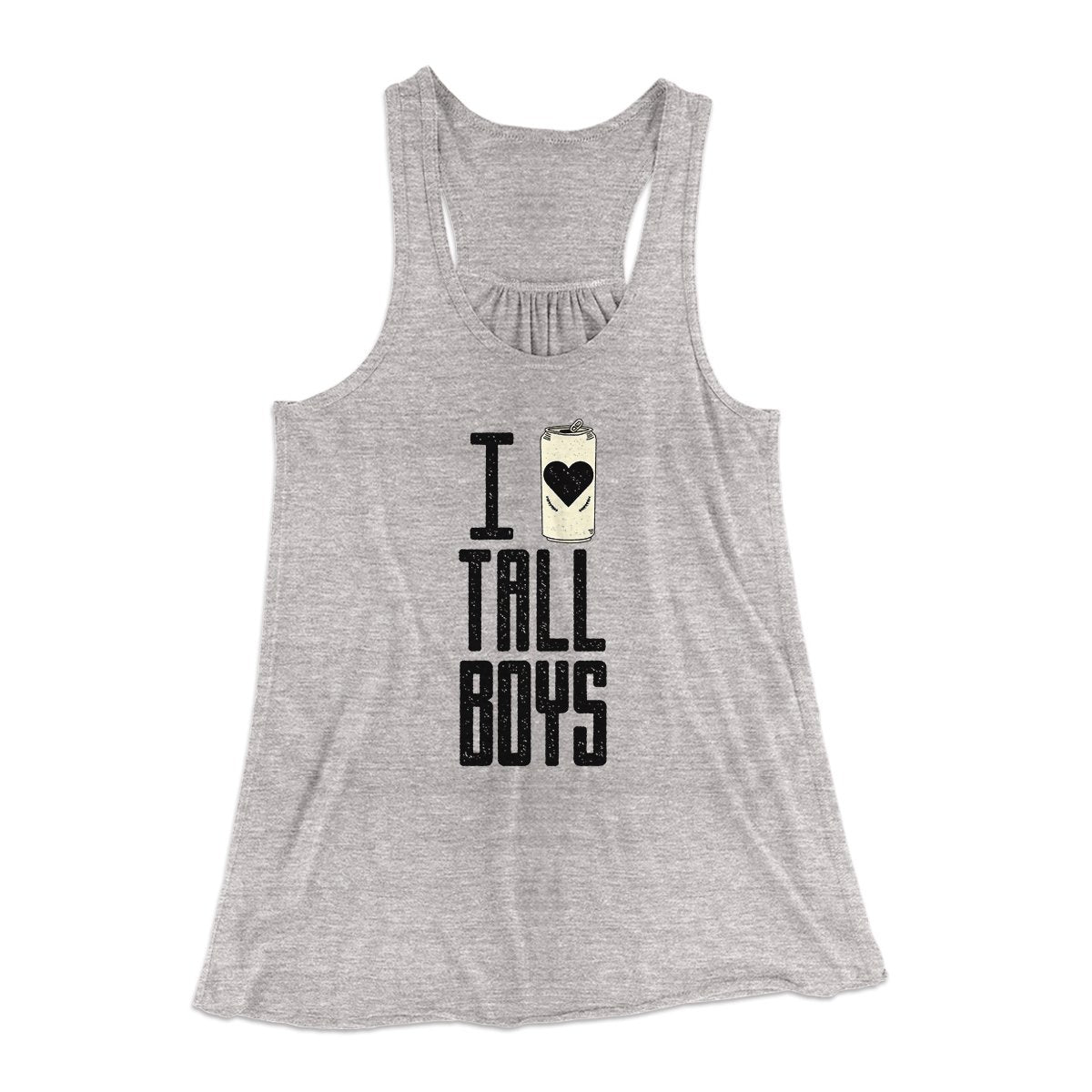I Love Tall Boys Women's Flowey Tank Top | Funny Shirt from Famous In Real Life