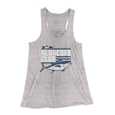 The Albacore Club Women's Flowey Tank Top Athletic Heather | Funny Shirt from Famous In Real Life