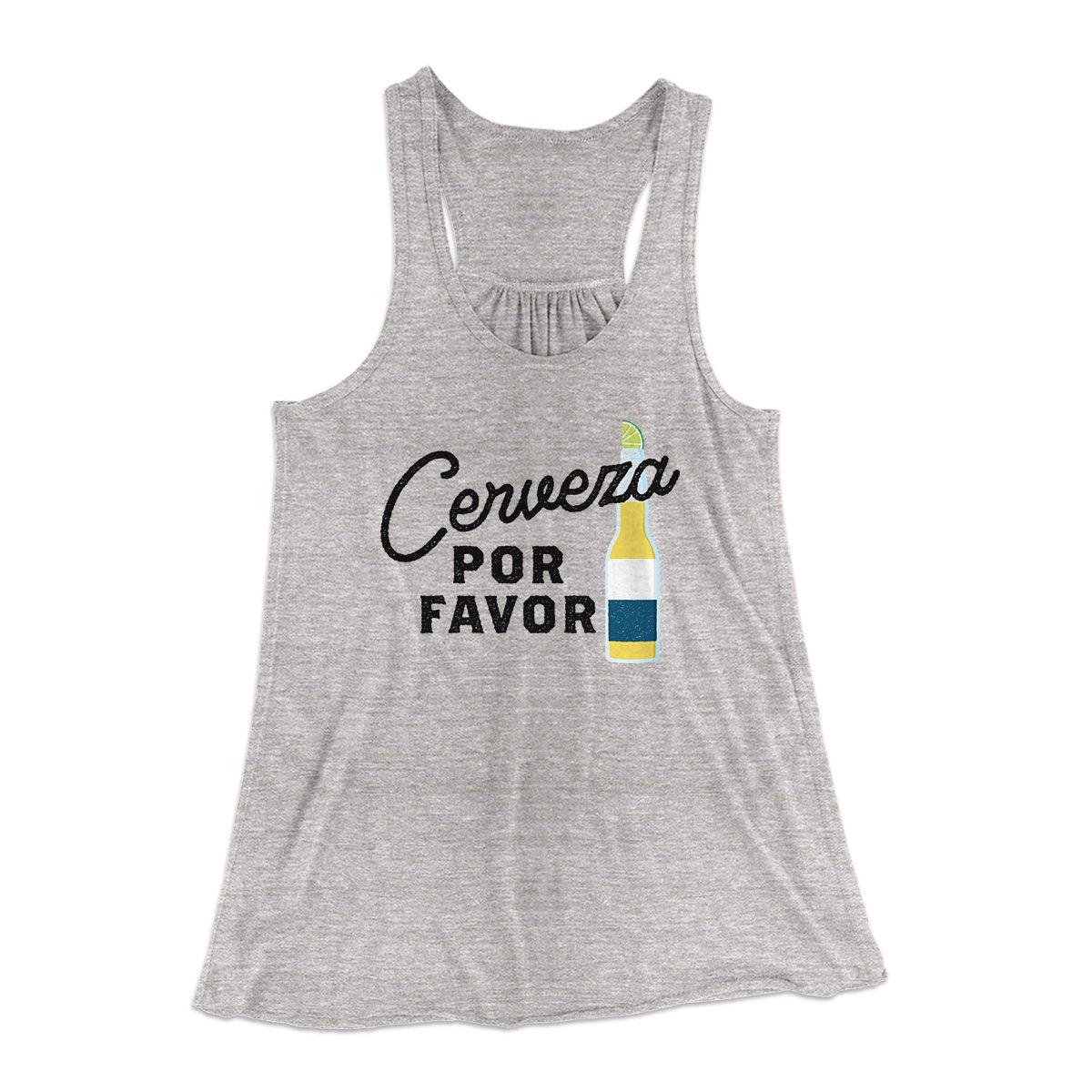 Cerveza, Por Favor Women's Flowey Tank Top | Funny Shirt from Famous In Real Life