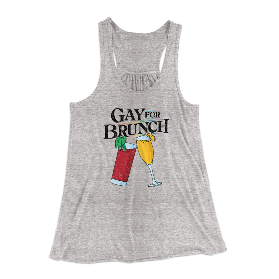 Gay for Brunch Women's Flowey Tank Top | Funny Shirt from Famous In Real Life