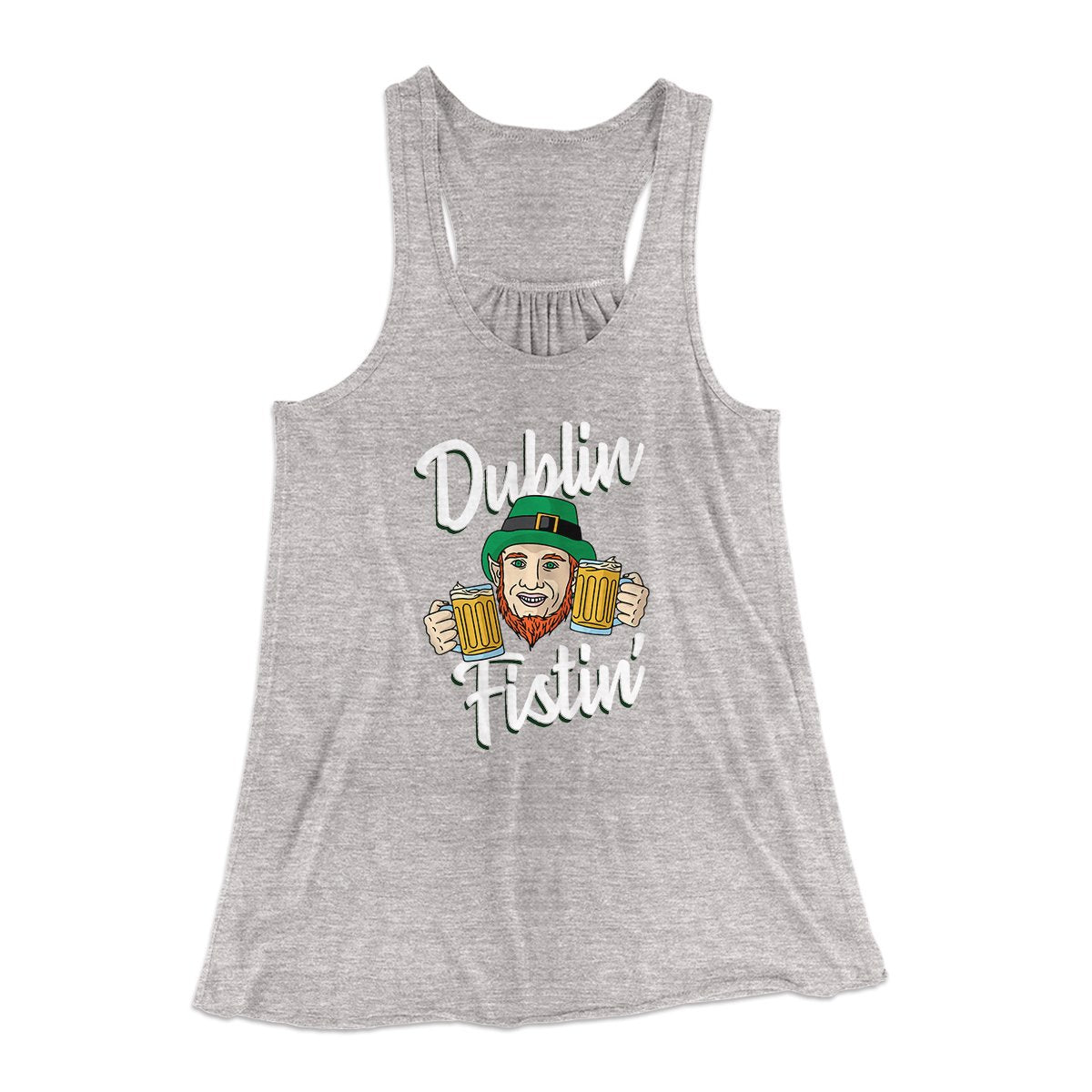 Dublin Fistin' Women's Flowey Tank Top | Funny Shirt from Famous In Real Life