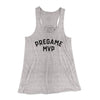 Pregame MVP Funny Women's Flowey Tank Top Athletic Heather | Funny Shirt from Famous In Real Life