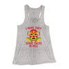 I Hope They Serve Tacos In Hell Women's Flowey Tank Top Athletic Heather | Funny Shirt from Famous In Real Life