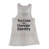 Too Cute For Gender Identity Women's Flowey Tank Top Athletic Heather | Funny Shirt from Famous In Real Life