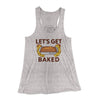 Let's Get Baked Women's Flowey Tank Top Athletic Heather | Funny Shirt from Famous In Real Life