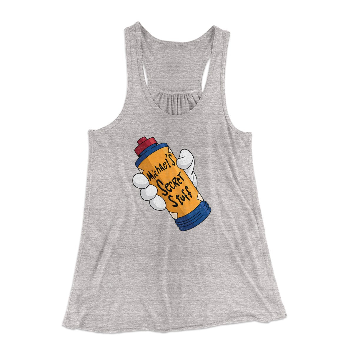 Michael's Secret Stuff Women's Flowey Tank Top | Funny Shirt from Famous In Real Life
