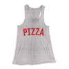 Pizza Women's Flowey Tank Top Athletic Heather | Funny Shirt from Famous In Real Life