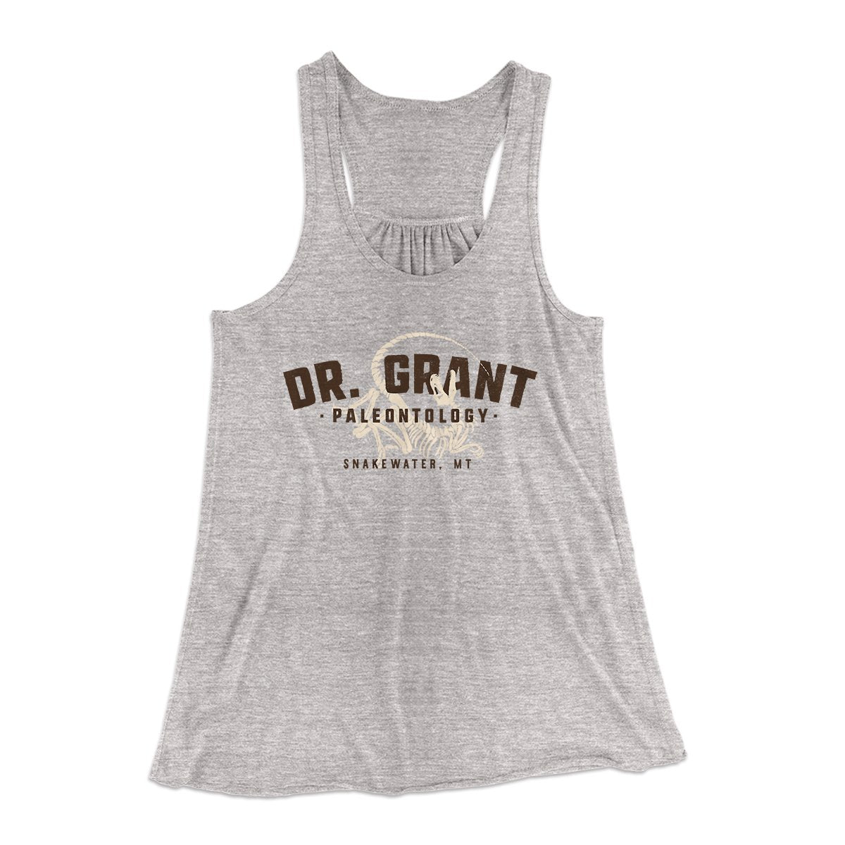 Doctor Grant Paleontology Women's Flowey Tank Top | Funny Shirt from Famous In Real Life