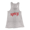 Spicy Funny Women's Flowey Tank Top Athletic Heather | Funny Shirt from Famous In Real Life