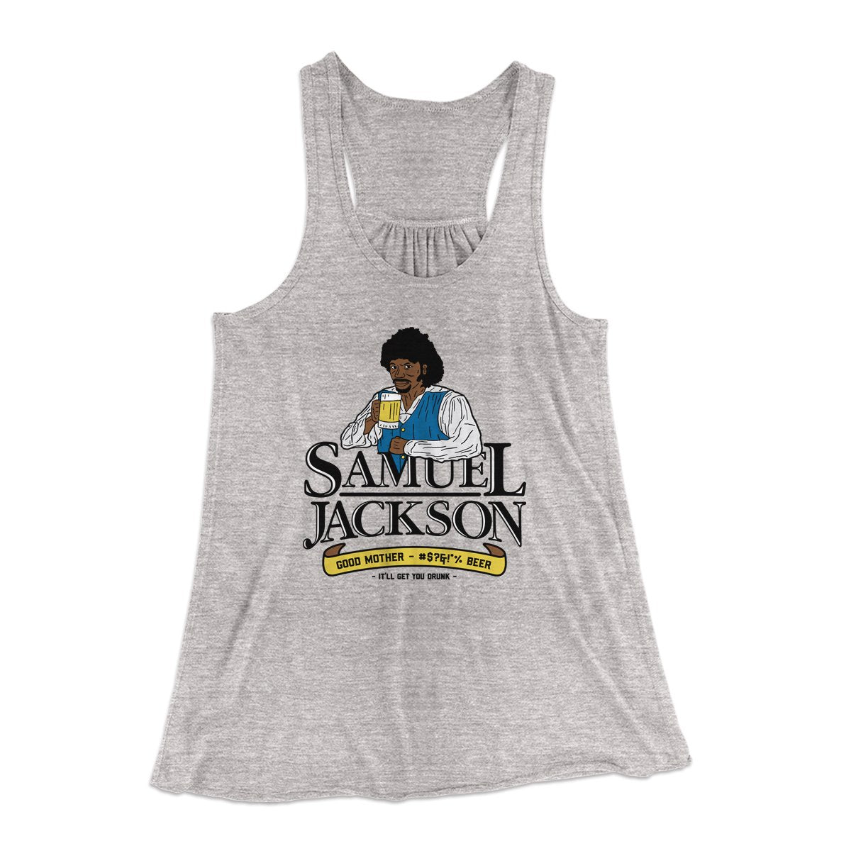 Samuel L. Jackson Women's Flowey Tank Top | Funny Shirt from Famous In Real Life