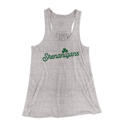 Shenanigans Women's Flowey Tank Top Athletic Heather | Funny Shirt from Famous In Real Life