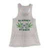 Blarney Stoned Women's Flowey Tank Top Athletic Heather | Funny Shirt from Famous In Real Life