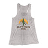 Can't Touch This Women's Flowey Tank Top Athletic Heather | Funny Shirt from Famous In Real Life
