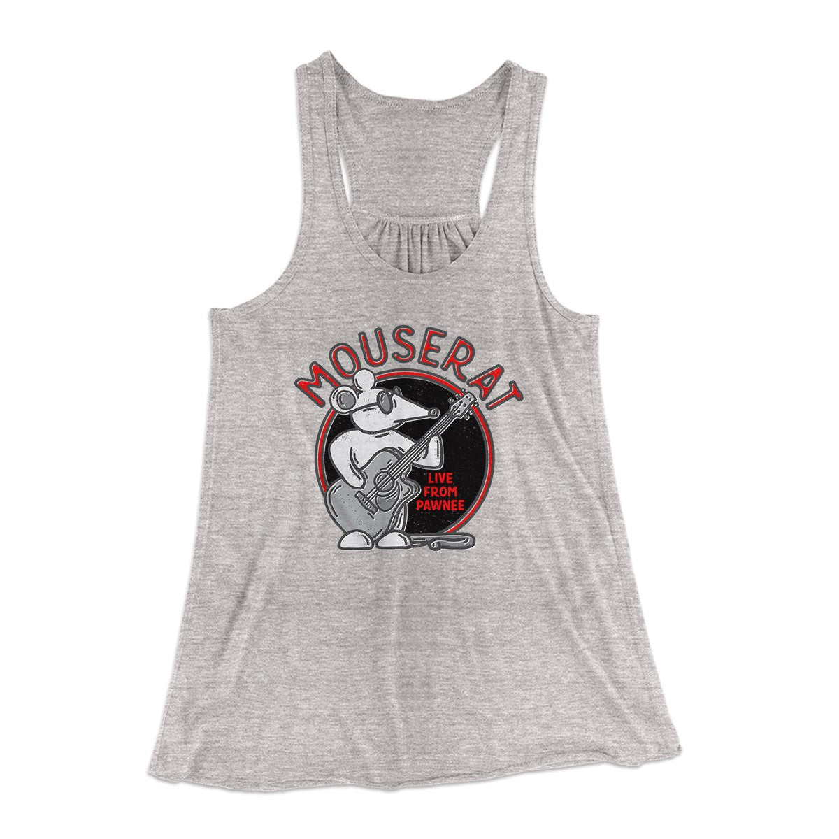 Mouse Rat Women's Flowey Tank Top Athletic Heather | Funny Shirt from Famous In Real Life