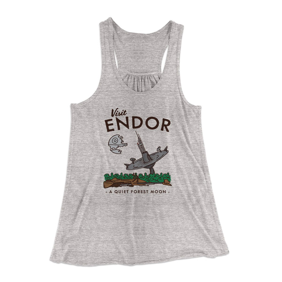 Visit Endor Women's Flowey Tank Top | Funny Shirt from Famous In Real Life