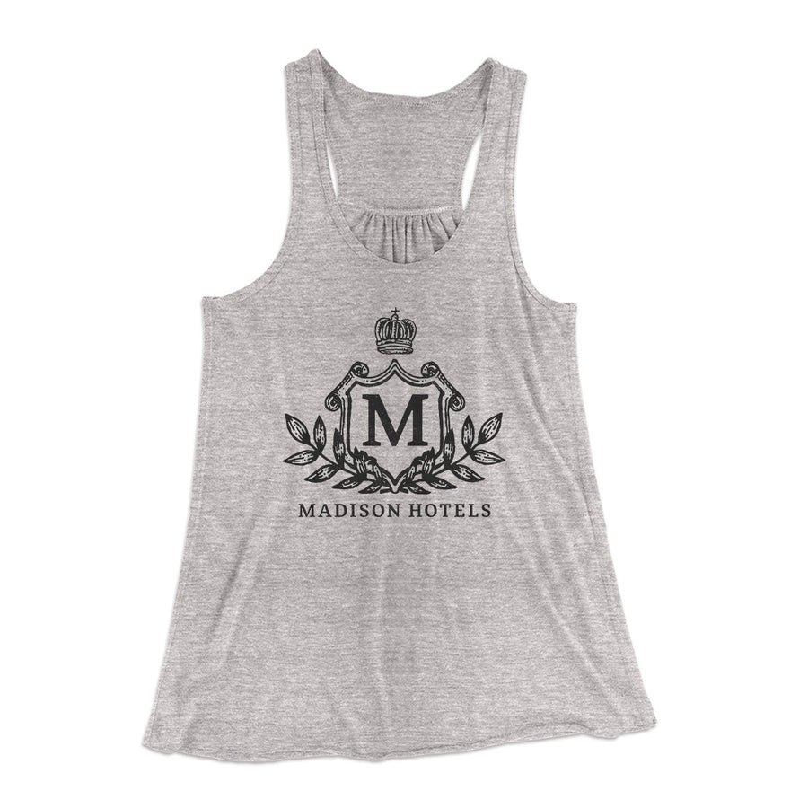 Madison Hotels Women's Flowey Tank Top | Funny Shirt from Famous In Real Life
