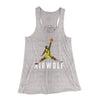 Air Wolf Women's Flowey Tank Top Athletic Heather | Funny Shirt from Famous In Real Life