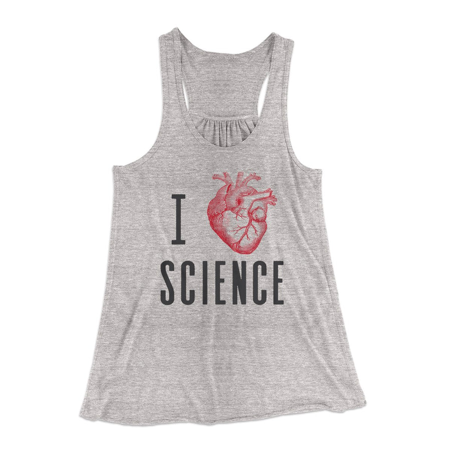 I Heart Science Women's Flowey Tank Top | Funny Shirt from Famous In Real Life