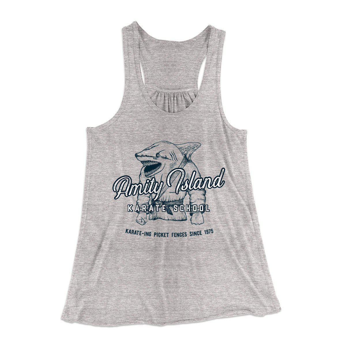 Amity Island Karate School Women's Flowey Tank Top | Funny Shirt from Famous In Real Life