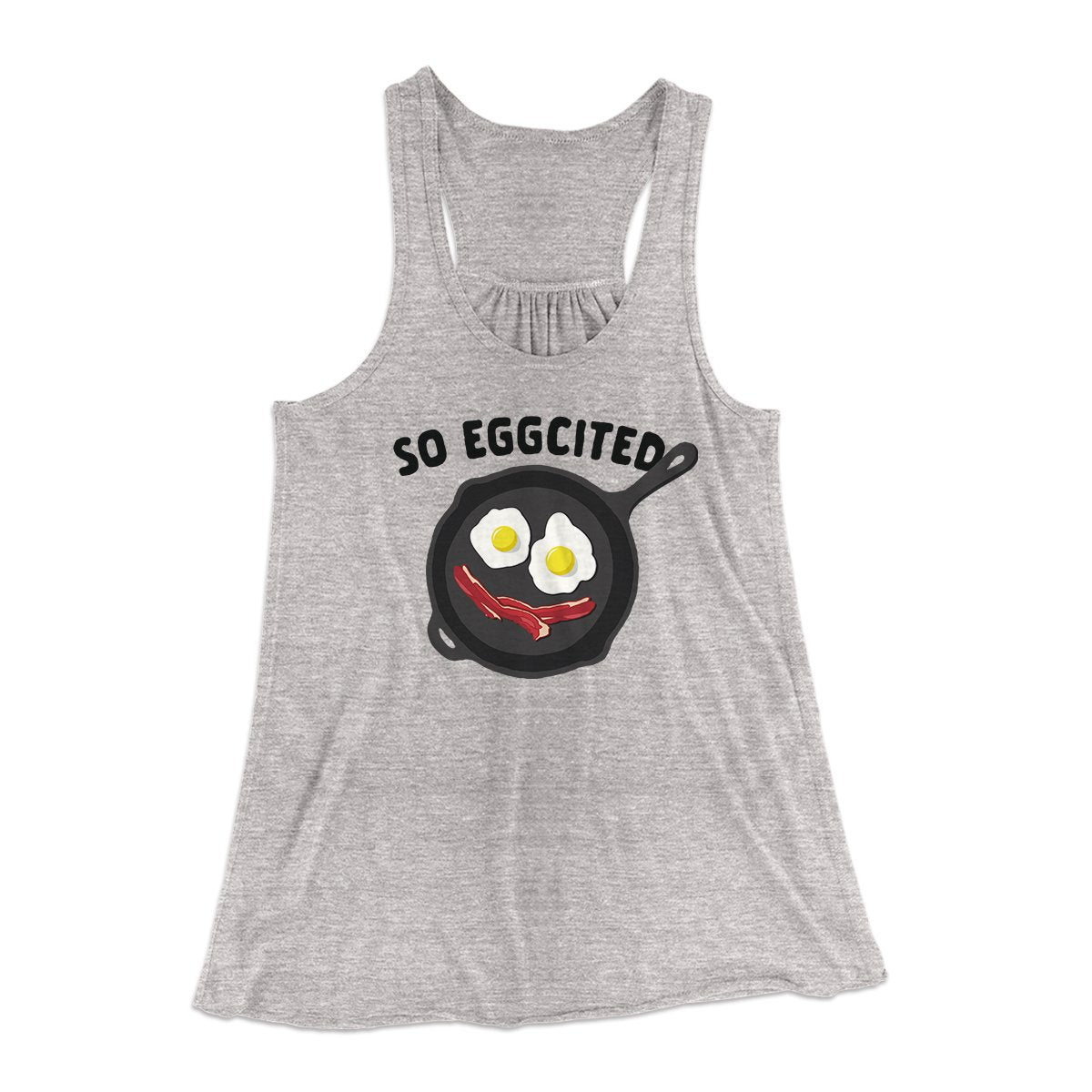 So Eggcited Funny Women's Flowey Tank Top | Funny Shirt from Famous In Real Life