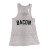 Bacon Women's Flowey Tank Top Athletic Heather | Funny Shirt from Famous In Real Life