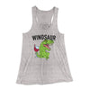Winosaur Funny Women's Flowey Tank Top Athletic Heather | Funny Shirt from Famous In Real Life