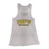 Pop's Barbershop Women's Flowey Tank Top Athletic Heather | Funny Shirt from Famous In Real Life