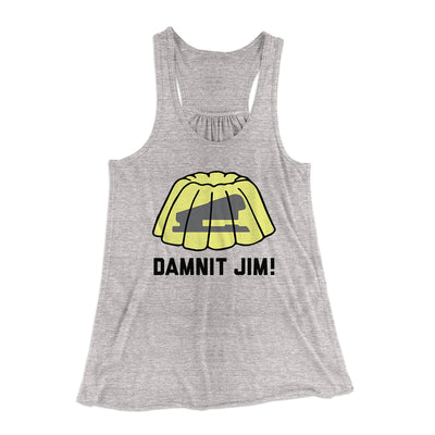 Damnit Jim! Women's Flowey Tank Top Athletic Heather | Funny Shirt from Famous In Real Life