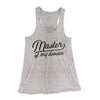 Master of my Domain Women's Flowey Tank Top Athletic Heather | Funny Shirt from Famous In Real Life