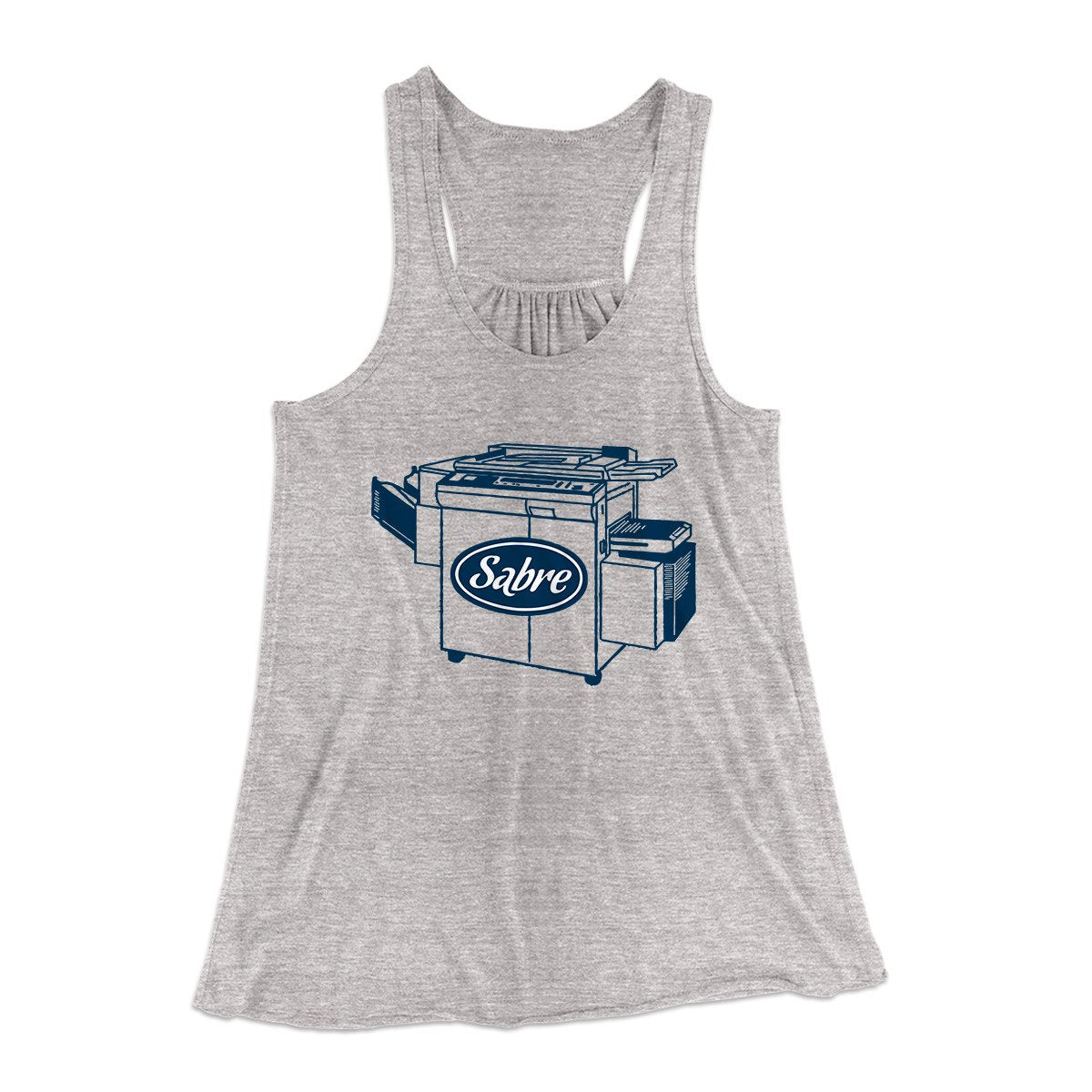 Sabre Printers Women's Flowey Tank Top | Funny Shirt from Famous In Real Life