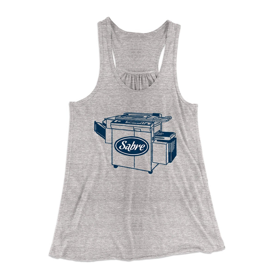 Sabre Printers Women's Flowey Tank Top | Funny Shirt from Famous In Real Life