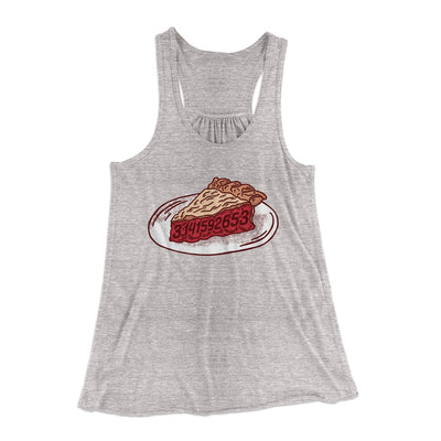 Slice of Pi Women's Flowey Tank Top Athletic Heather | Funny Shirt from Famous In Real Life