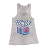 Dig It - Record Crate Women's Flowey Tank Top Athletic Heather | Funny Shirt from Famous In Real Life