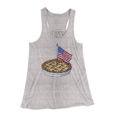 American Apple Pie Women's Flowey Tank Top Athletic Heather | Funny Shirt from Famous In Real Life