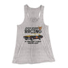 Ricky Bobby Racing Women's Flowey Tank Top Athletic Heather | Funny Shirt from Famous In Real Life