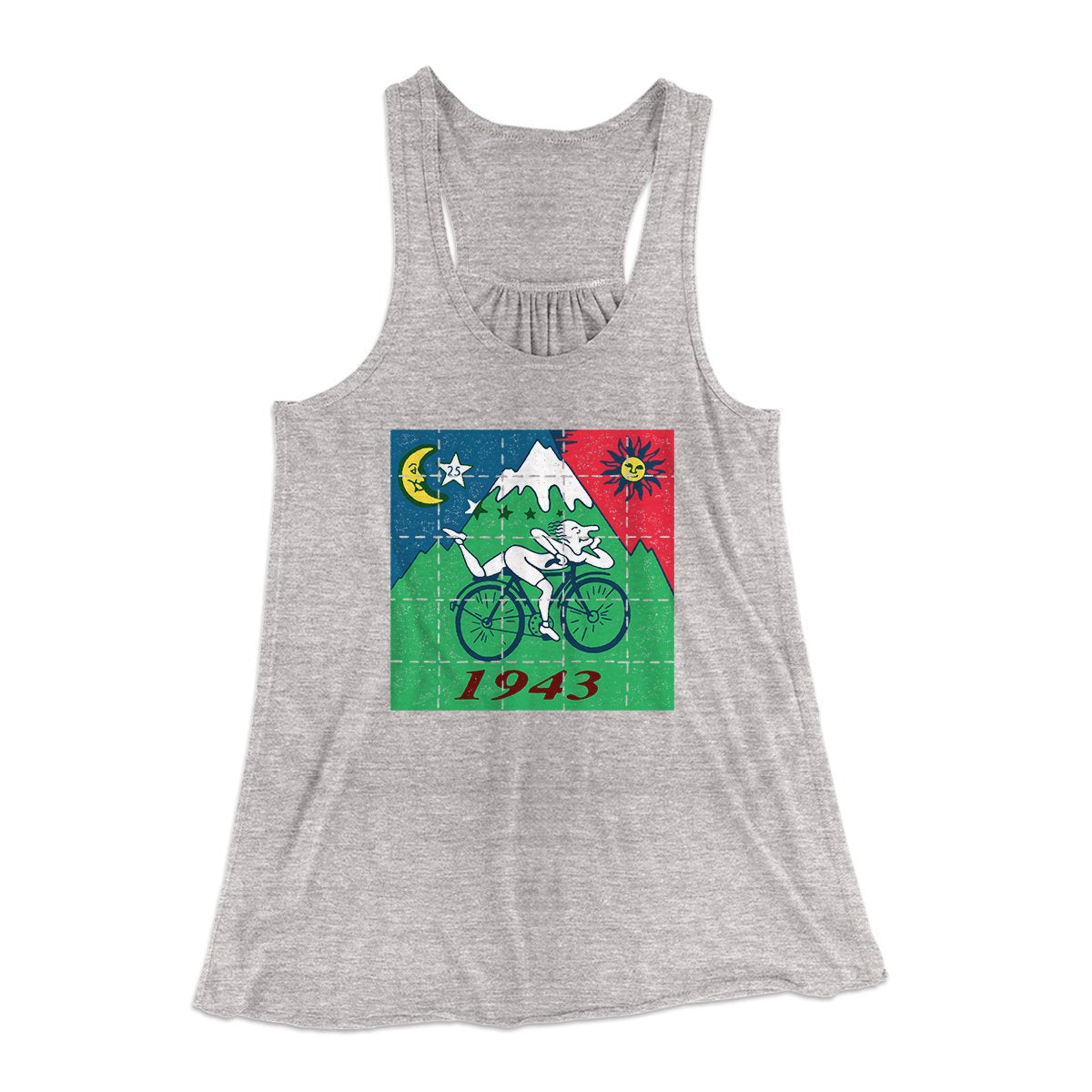 Bicycle Day 1943 Women's Flowey Tank Top | Funny Shirt from Famous In Real Life