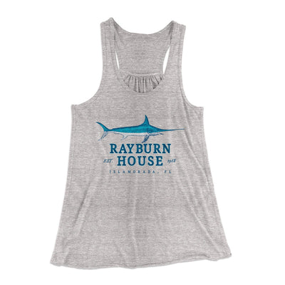 Rayburn House Women's Flowey Tank Top Athletic Heather | Funny Shirt from Famous In Real Life